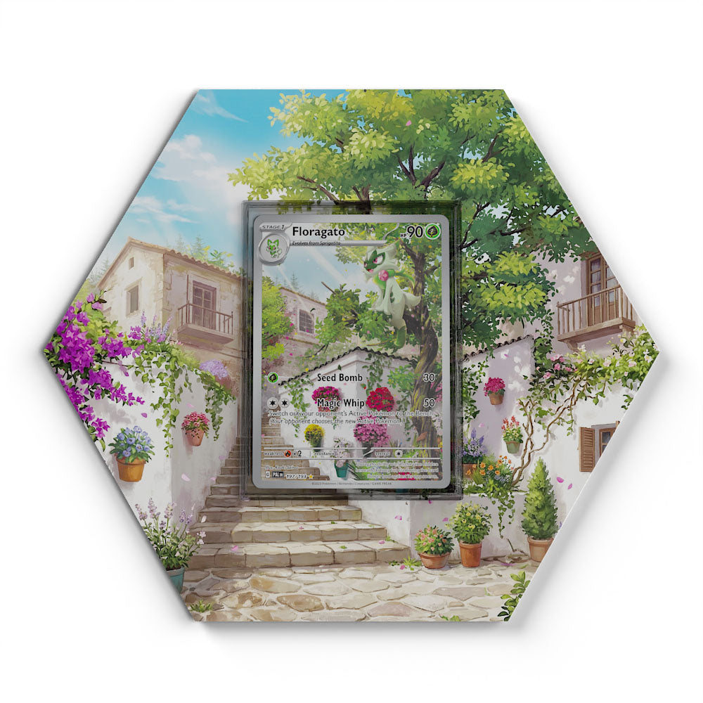 197/193 Floragato - Extended Artwork Pokemon Card Display