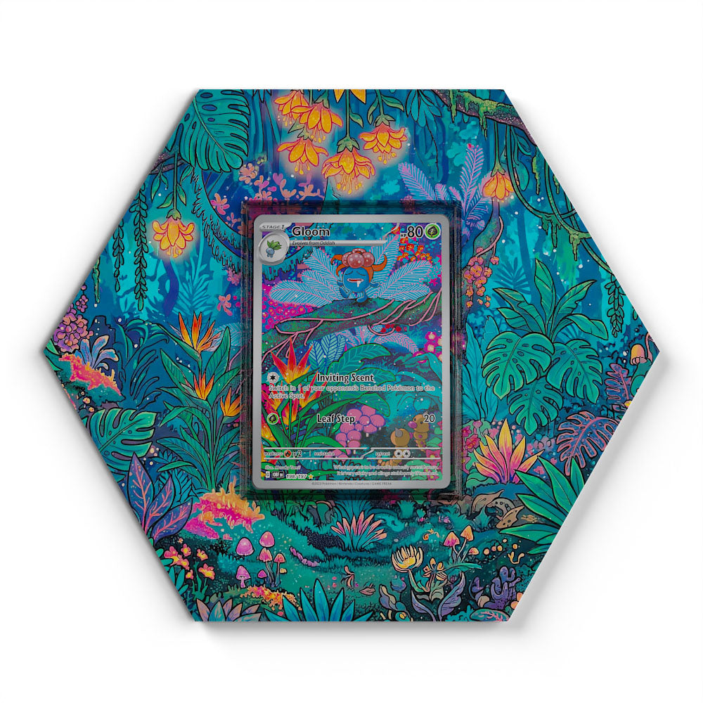198/197 Gloom - Extended Artwork Pokemon Card Display