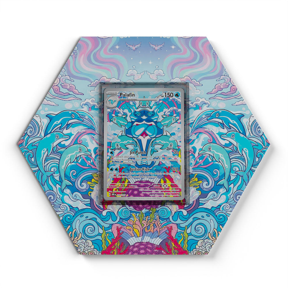 200/197 Palafin - Extended Artwork Pokemon Card Display