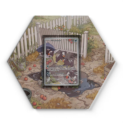 204/197 Houndour - Extended Artwork Pokemon Card Display