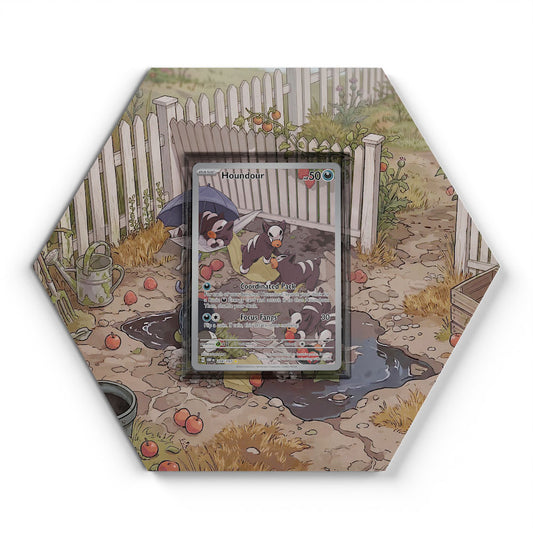 204/197 Houndour - Extended Artwork Pokemon Card Display