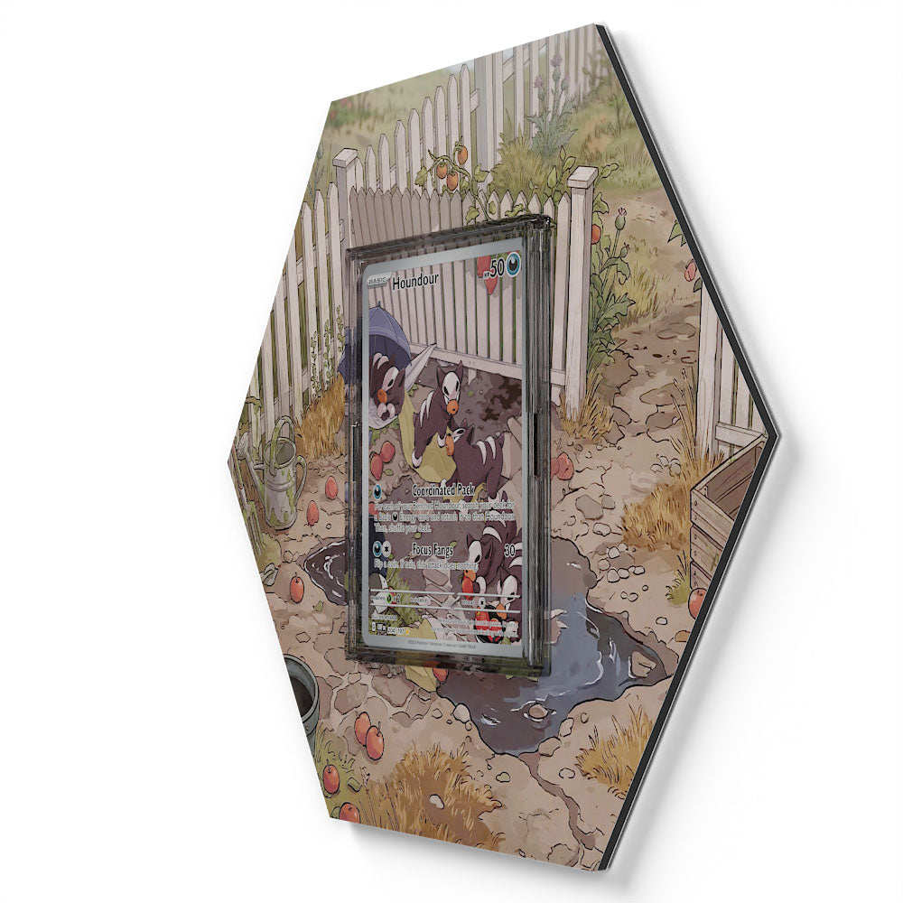 204/197 Houndour - Extended Artwork Pokemon Card Display
