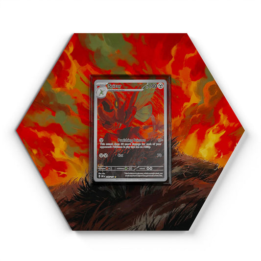 205/197 Scizor - Extended Artwork Pokemon Card Display