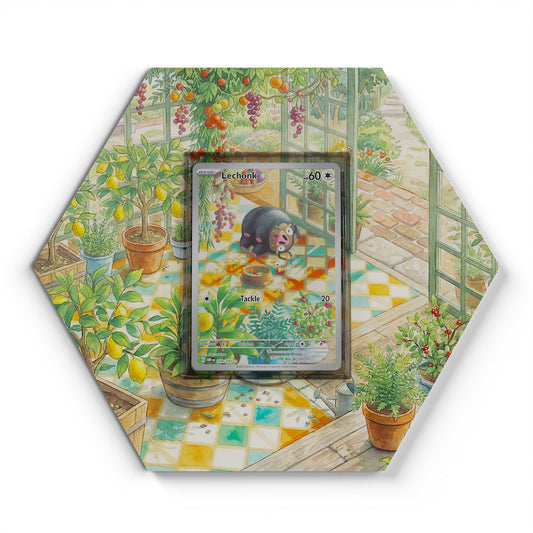 209/197 Lechonk - Extended Artwork Pokemon Card Display