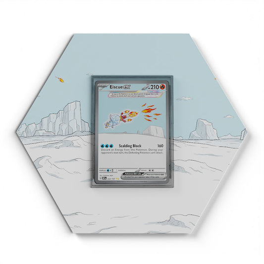 222/197 Eiscue EX - Extended Artwork Pokemon Card Display