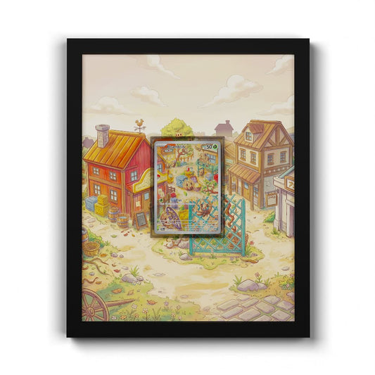 198 Bramblin - Extended Artwork Framed Pokemon Card Display