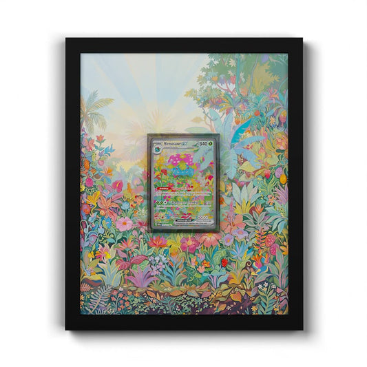 198 Venusaur EX - Extended Artwork Framed Pokemon Card Display