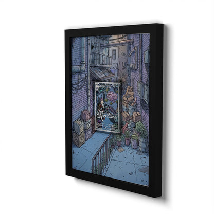 199/182 Team Rocket's Weezing - Extended Artwork Framed Pokemon Card Display