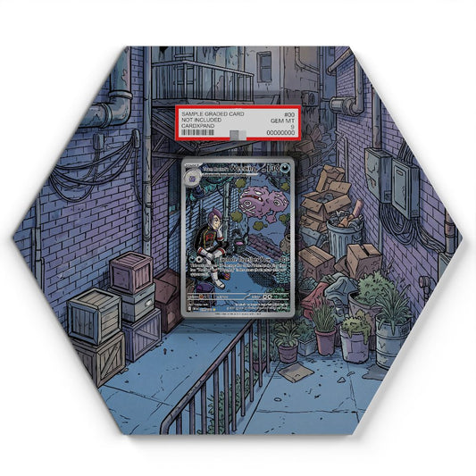 199/182 Team Rocket's Weezing - Extended Artwork Pokemon Card Display