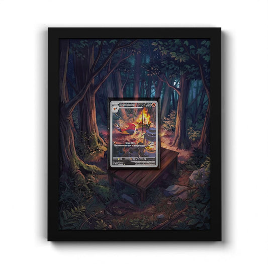 199 Fletchinder - Extended Artwork Framed Pokemon Card Display