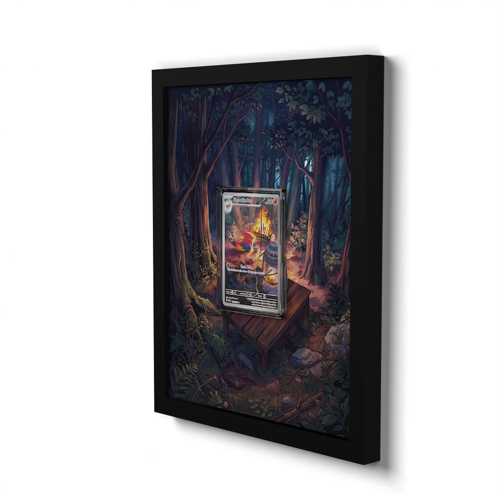 199 Fletchinder - Extended Artwork Framed Pokemon Card Display