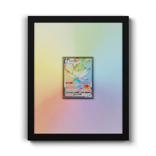 199/198 Celebi VMAX - Extended Artwork Framed Pokemon Card Display