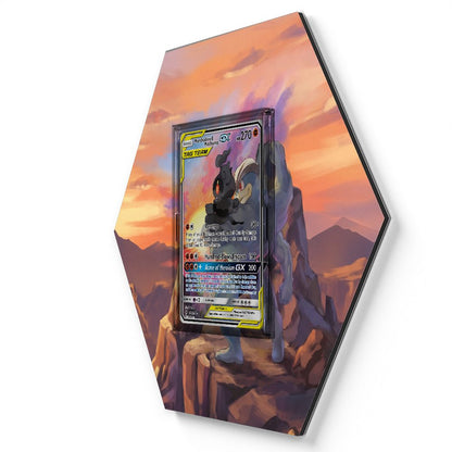 199/214 Marshadow & Machamp GX - Extended Artwork Pokemon Card Display