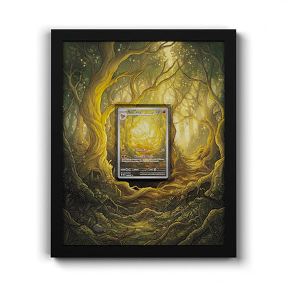 199 Ninetales - Extended Artwork Framed Pokemon Card Display