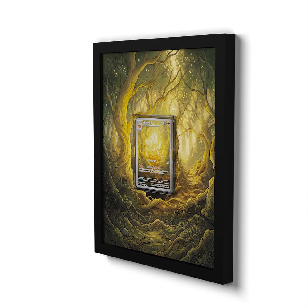 199 Ninetales - Extended Artwork Framed Pokemon Card Display