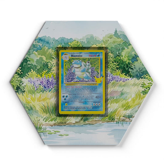 2/102 Blastoise - Extended Artwork Pokemon Card Display