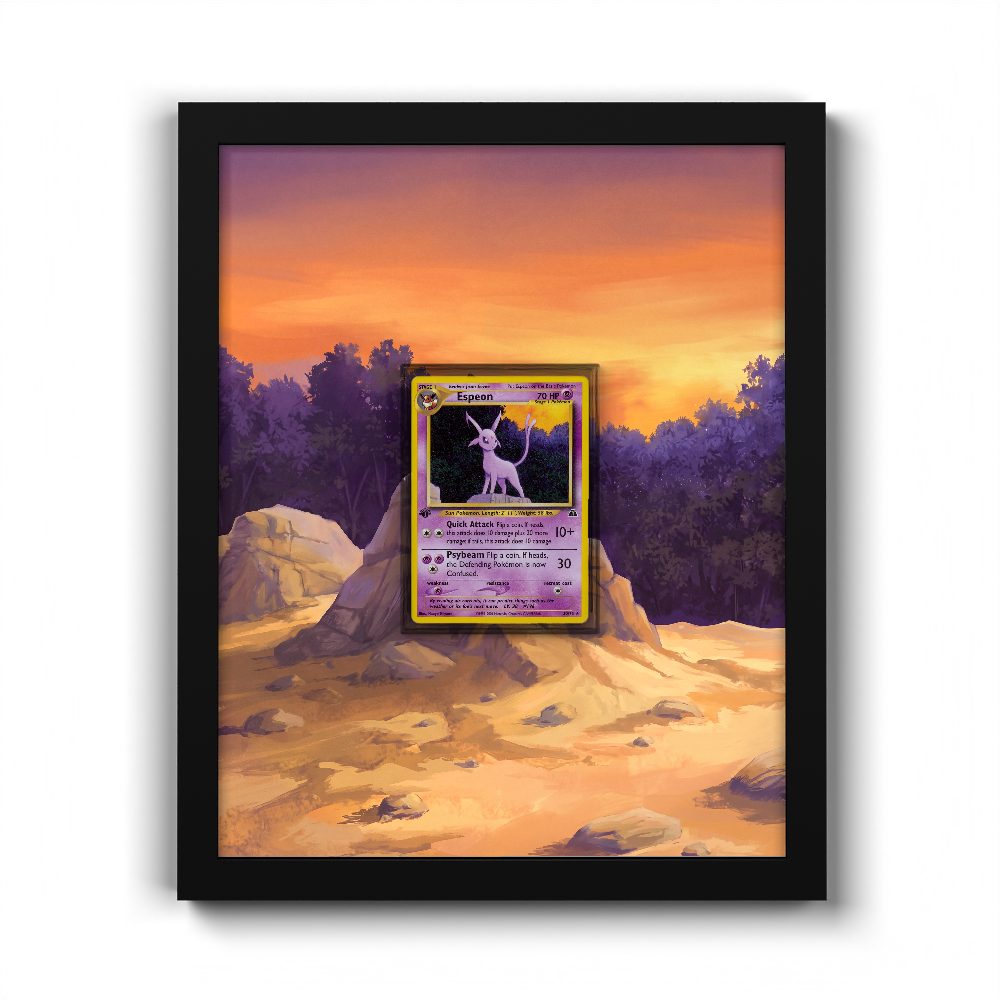 20/75 Espeon - Extended Artwork Pokemon Card Frame