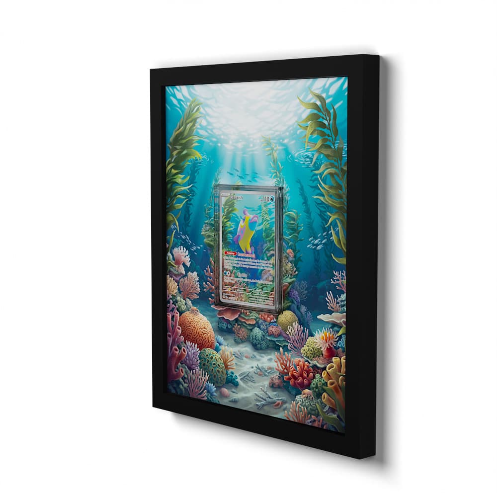 200 Bruxish - Extended Artwork Framed Pokemon Card Display