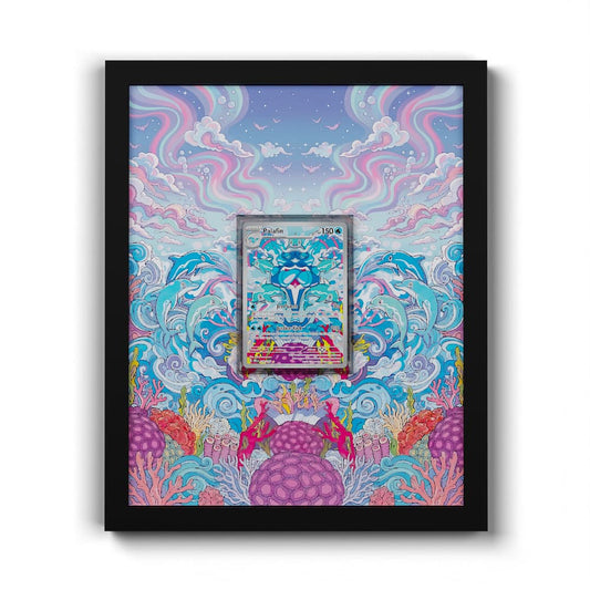 200 Palafin - Extended Artwork Framed Pokemon Card Display
