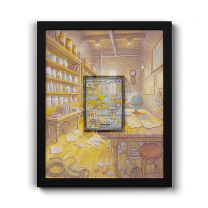 201 Alakazam EX - Extended Artwork Framed Pokemon Card Display