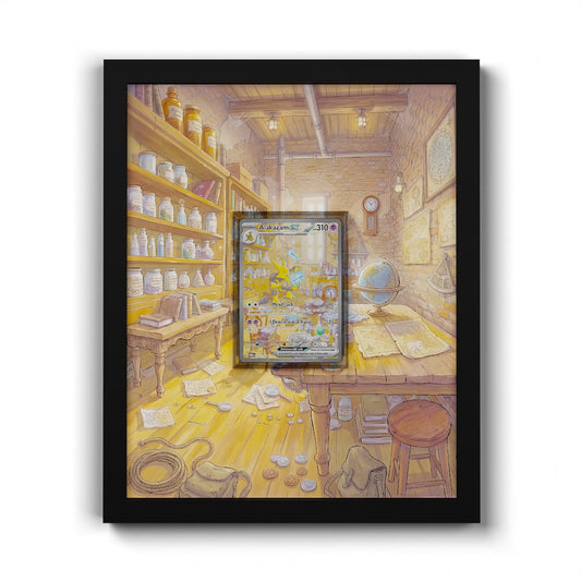201 Alakazam EX - Extended Artwork Framed Pokemon Card Display