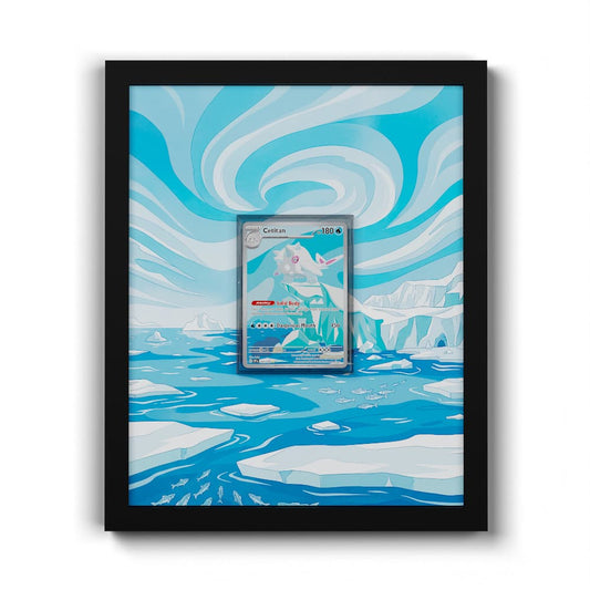 201 Cetitan - Extended Artwork Framed Pokemon Card Display