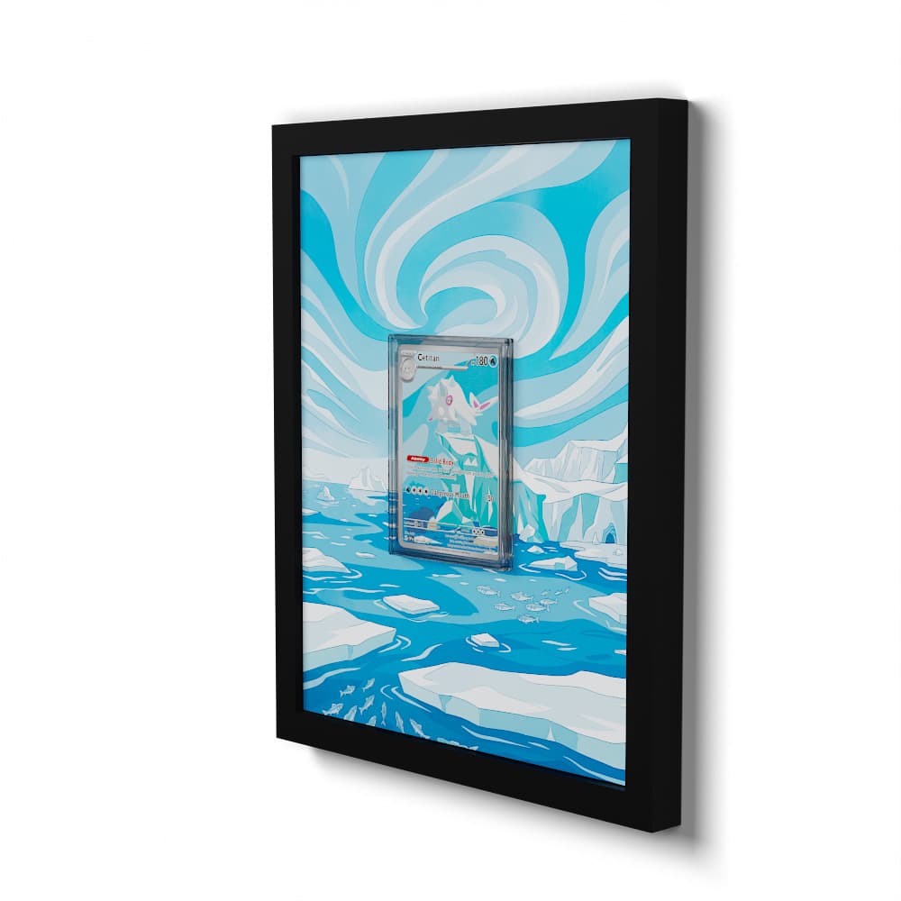 201 Cetitan - Extended Artwork Framed Pokemon Card Display