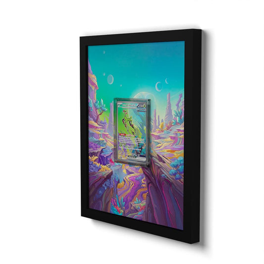 203 Iron Leaves EX - Extended Artwork Framed Pokemon Card Display