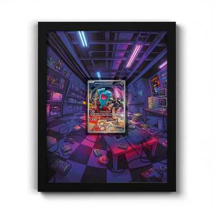 203 Team Rocket’s Wobbuffet - Extended Artwork Pokemon Card Frame