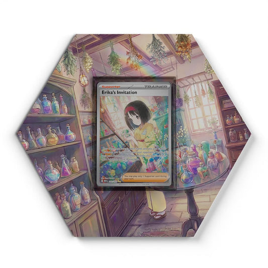203/165 Erika's Invitation - Extended Artwork Pokemon Card Display