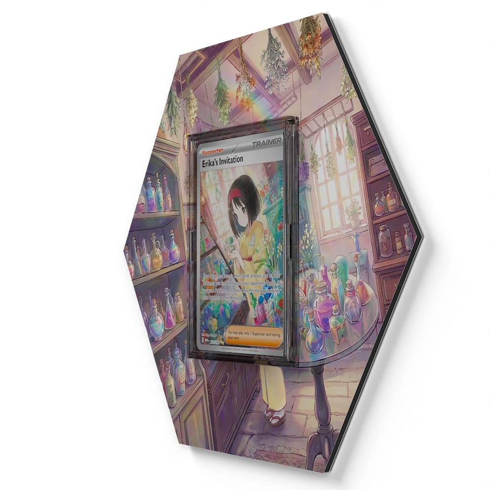 203/165 Erika's Invitation - Extended Artwork Pokemon Card Display