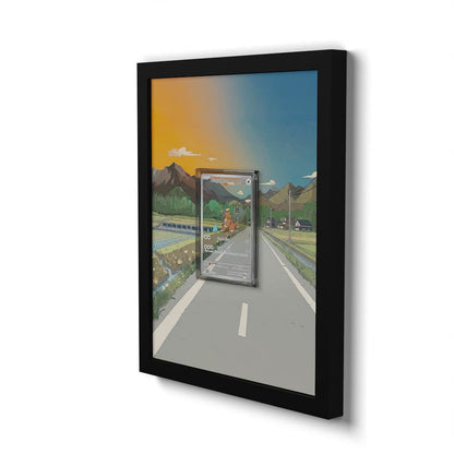204 Kangaskhan - Extended Artwork Framed Pokemon Card Display