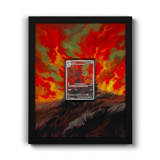 205 Scizor - Extended Artwork Framed Pokemon Card Display