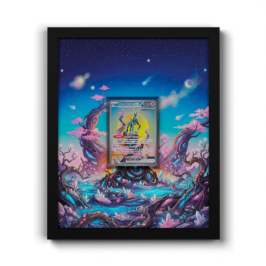 206 Iron Crown EX - Extended Artwork Framed Pokemon Card Display