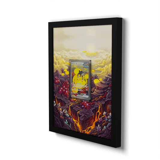 207 Iron Boulder EX - Extended Artwork Framed Pokemon Card Display