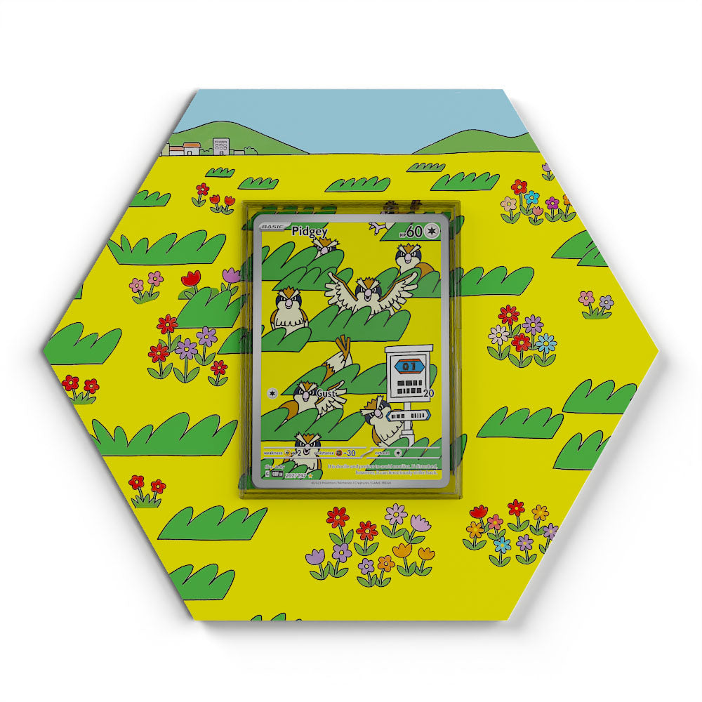 207/197 Pidgey - Extended Artwork Pokemon Card Display