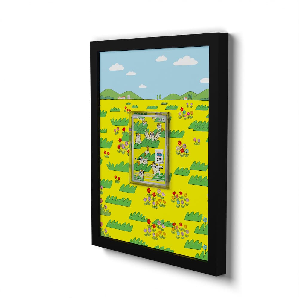 207 Pidgey - Extended Artwork Framed Pokemon Card Display