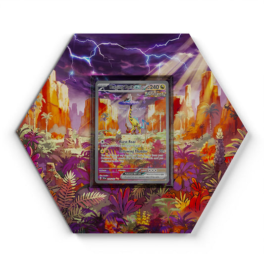208/162 Raging Bolt EX - Extended Artwork Pokemon Card Display