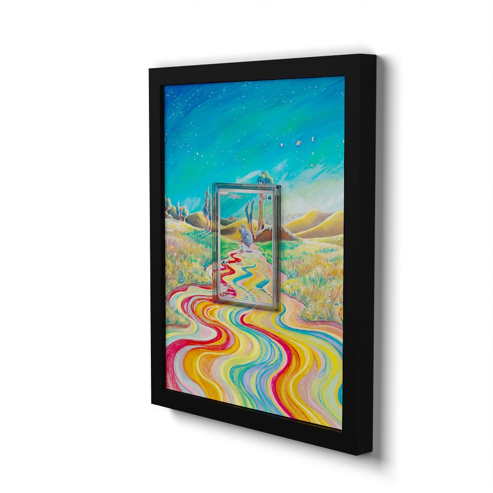 208 Frigibax - Extended Artwork Framed Pokemon Card Display