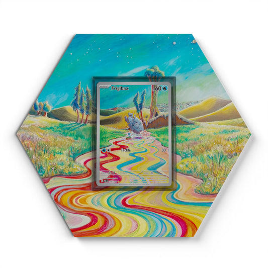 208/193 Frigibax - Extended Artwork Pokemon Card Display