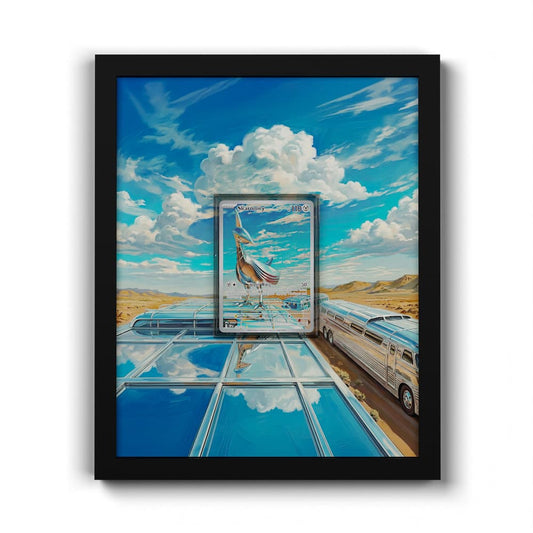 209 Skarmory - Extended Artwork Framed Pokemon Card Display