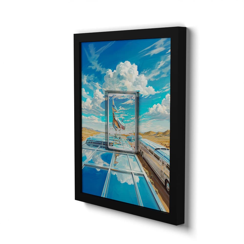 209 Skarmory - Extended Artwork Framed Pokemon Card Display