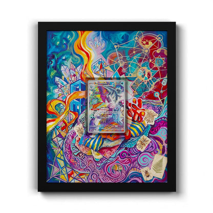 210 Baxcalibur - Extended Artwork Framed Pokemon Card Display