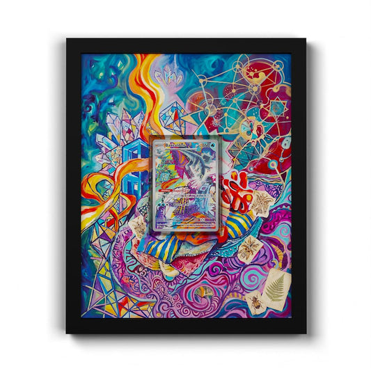 210 Baxcalibur - Extended Artwork Framed Pokemon Card Display