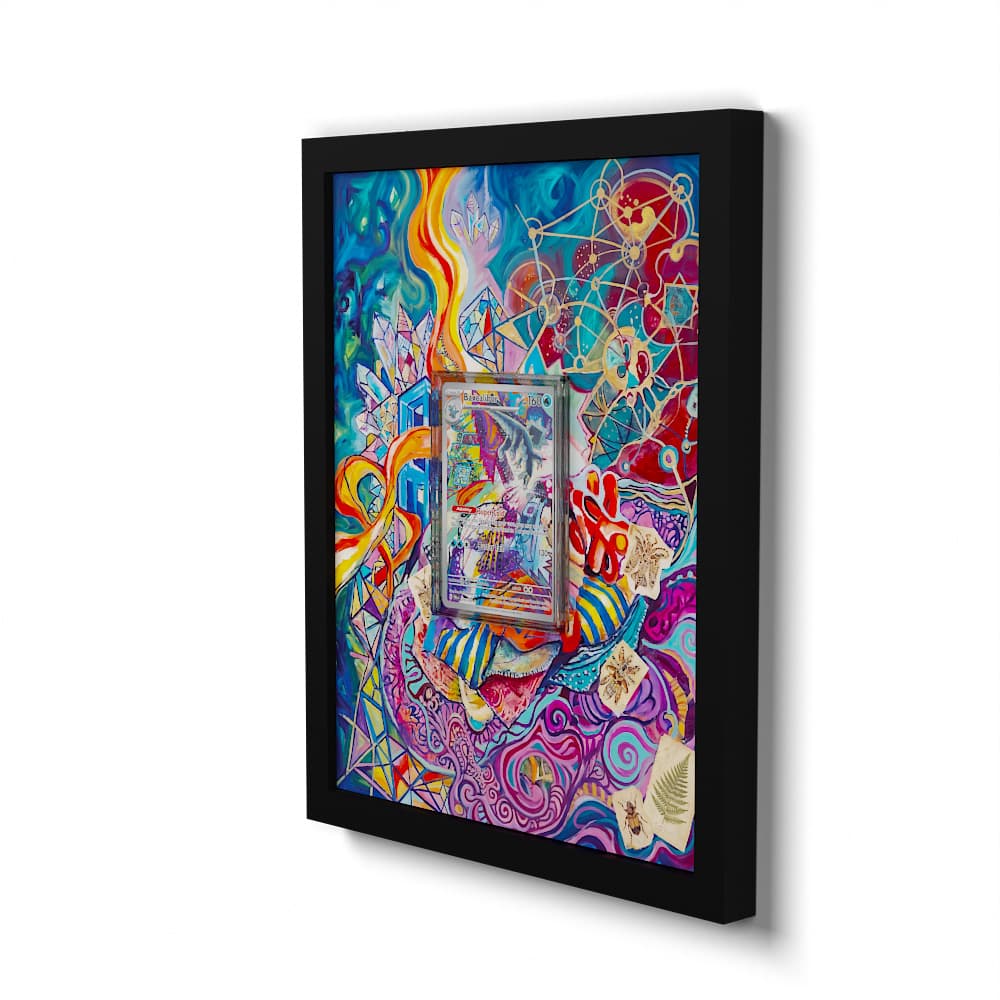 210 Baxcalibur - Extended Artwork Framed Pokemon Card Display