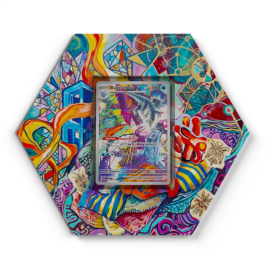 210/193 Baxcalibur - Extended Artwork Pokemon Card Display