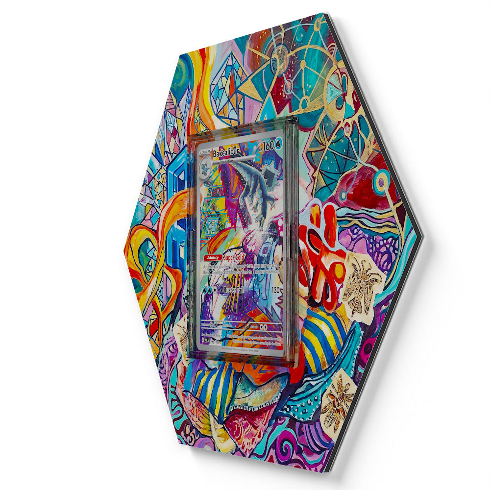 210/193 Baxcalibur - Extended Artwork Pokemon Card Display