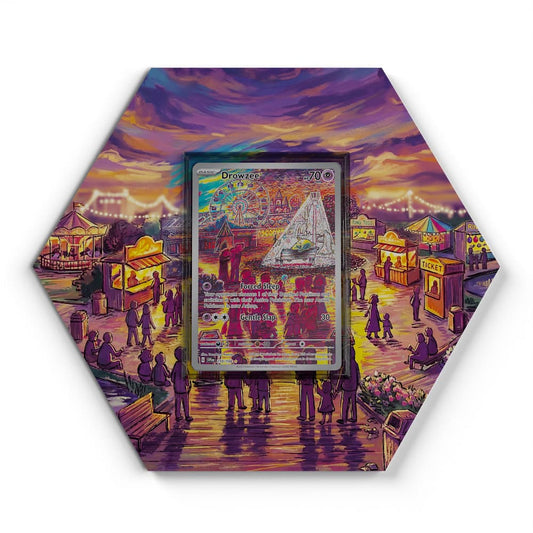 210/198 Drowzee - Extended Artwork Pokemon Card Display