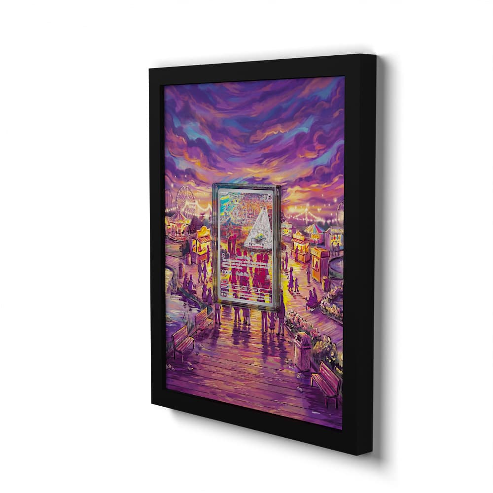 210/198 Drowzee - Extended Artwork Framed Pokemon Card Display
