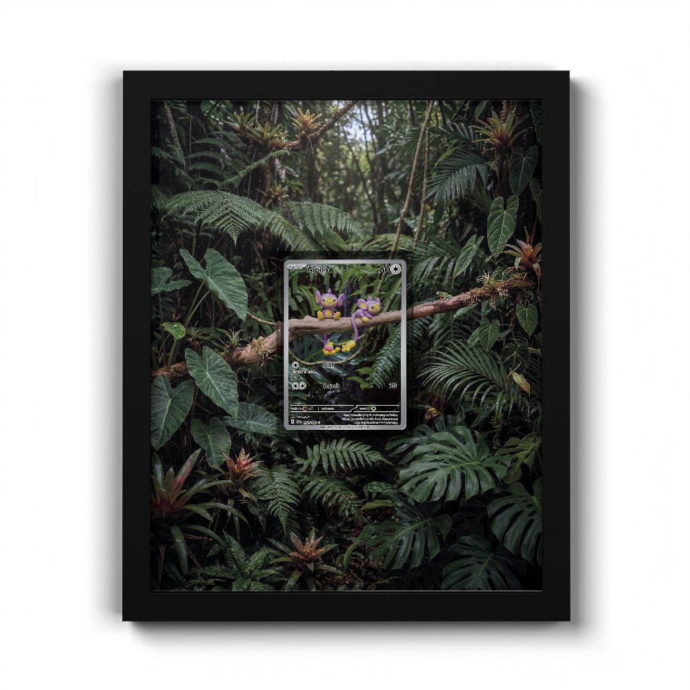 211/182 Aipom - Extended Artwork Pokemon Card Frame